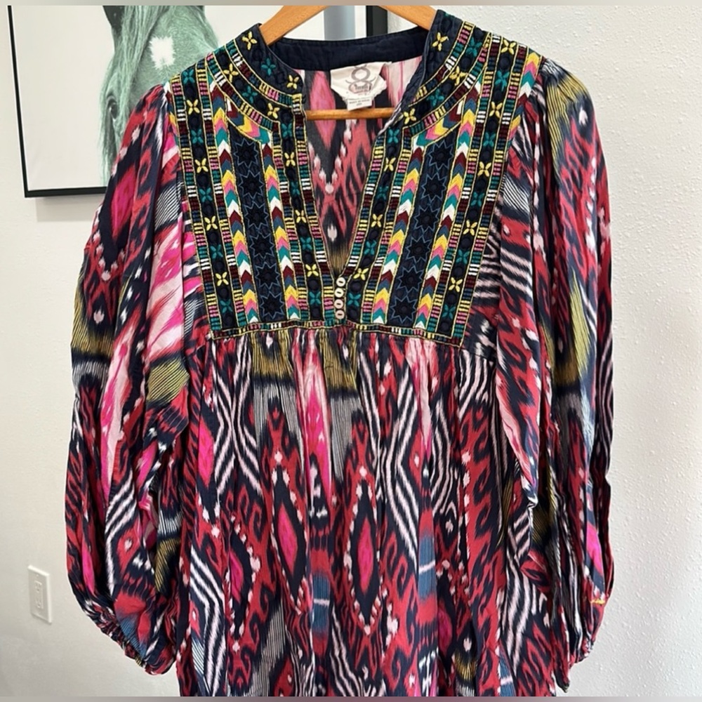 Figue Multi Print Nora Dress, size M - Picture 5 of 10
